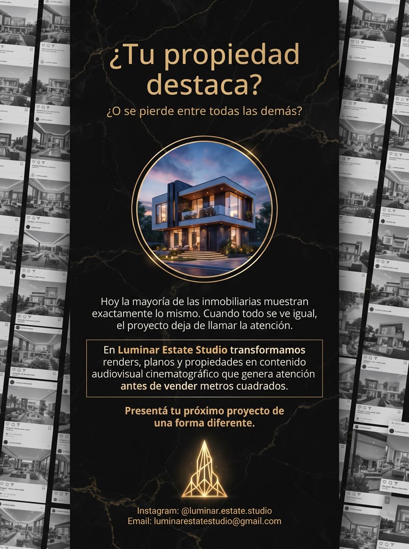 Pieza publicitaria Luminar
